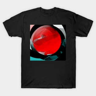 A red globe T-Shirt